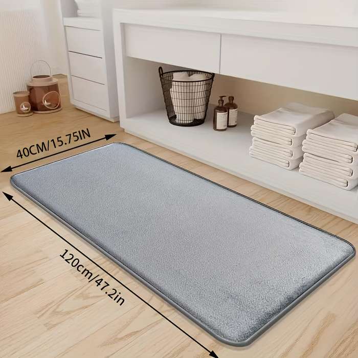 1Pc Burgundy 50x150cm Floor Mat