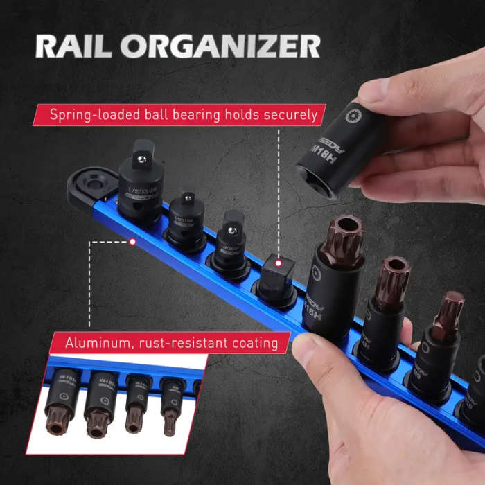13 PIECE SPLINE BIT SOCKET SET