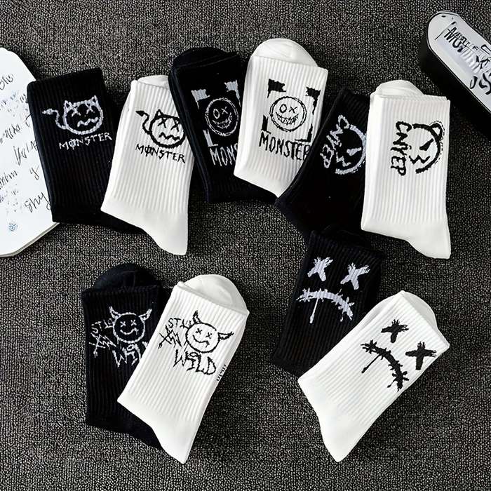 Sock 5 Pairs Of Random  One Size