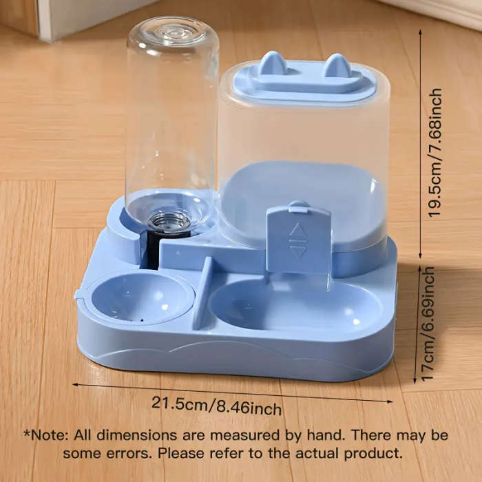 1pc Automatic Gravity Feeding Cat and Dog Feeding System Green