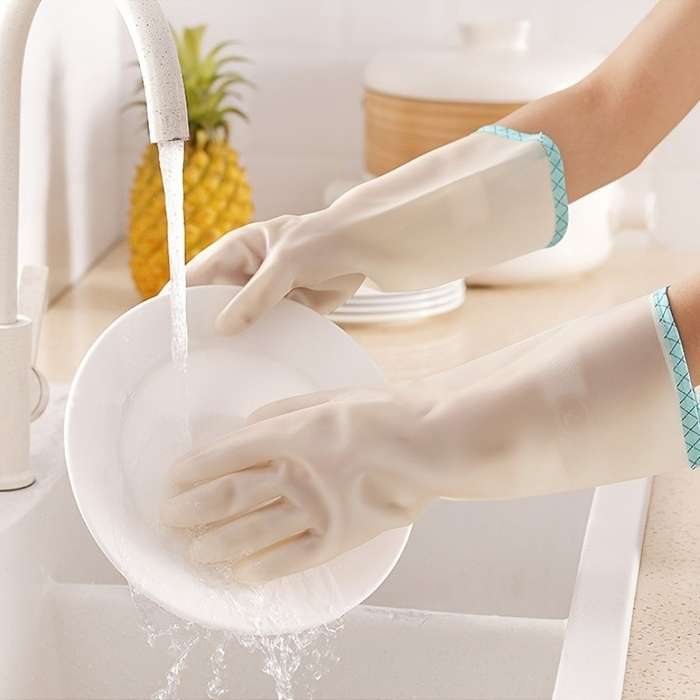 3 Pairs Size M Household Cleaning Gloves