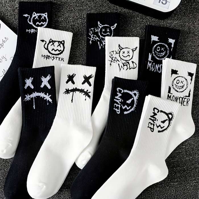 Sock 5 Pairs Of Random  One Size