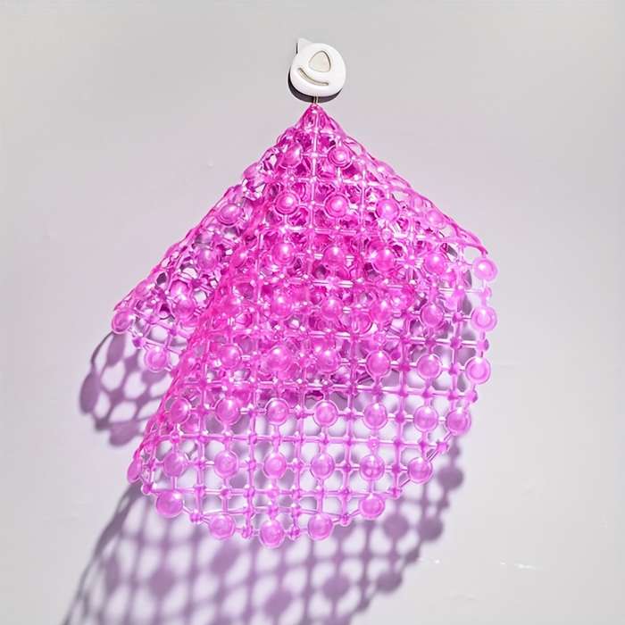 1Pc Transparent Pink Floor Mat