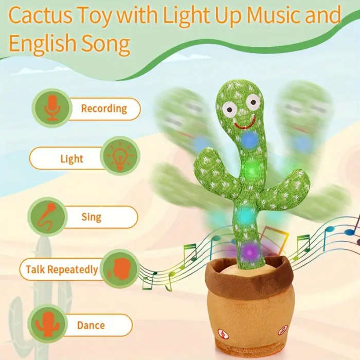 1 Dancing Cactus Interactive Toy