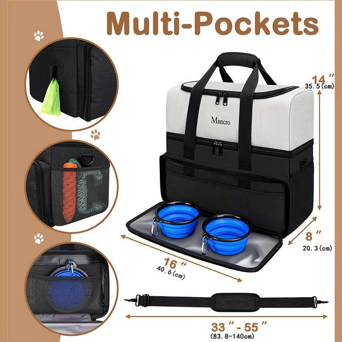 1pc Black Pet Bag