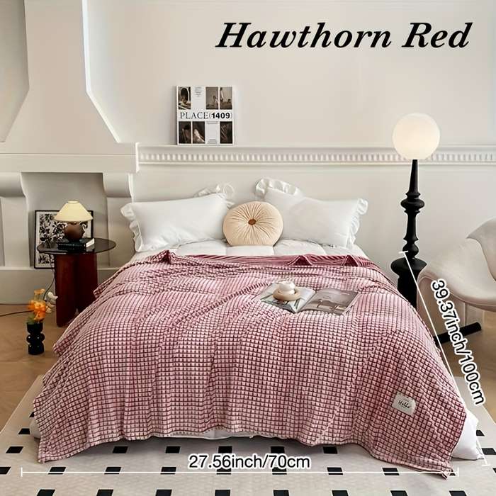 1ps Blanket Color Coffee size 120x200cm