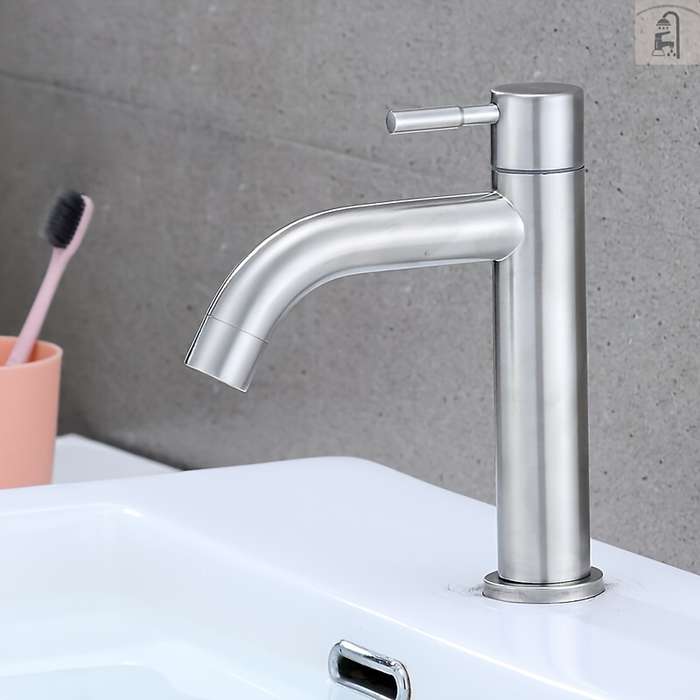 1PC 304 Single Cold Face Basin Faucet