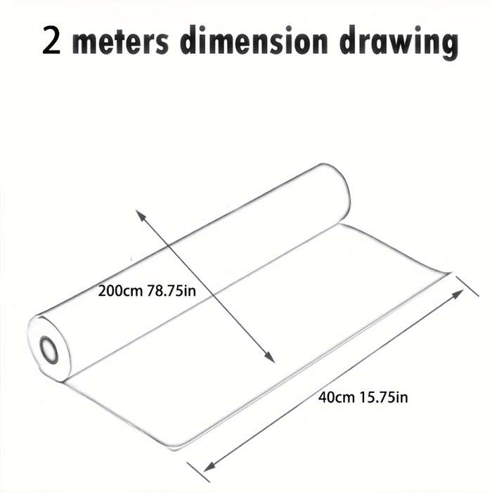 1PC Wall StickersRed 40x200cm 15.75inx78.74in