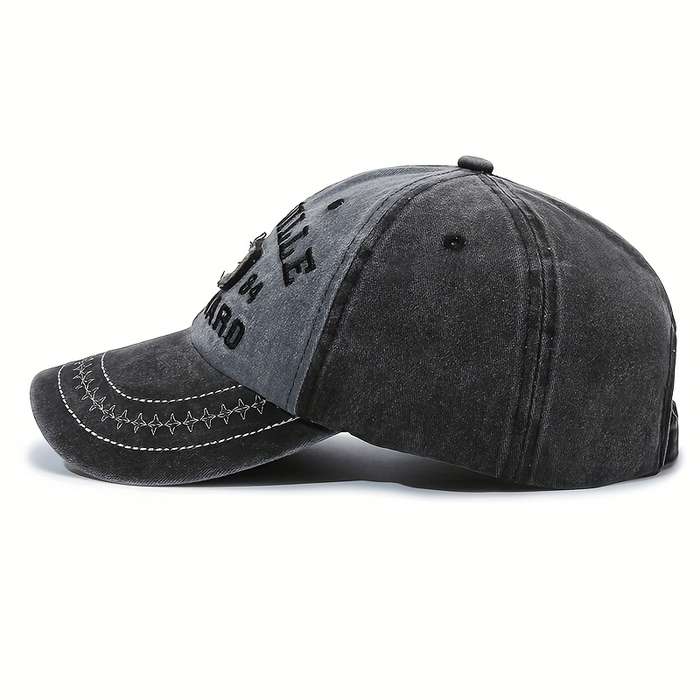 1pc Vintage Washed Baseball Cap with Adjustable Strap Distressed Fade-Resistant Outdoor Dad Hat
