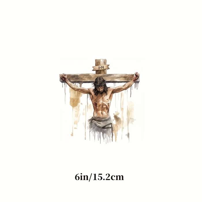 1pc 15.24cm Jesus Christian Themed Stickers