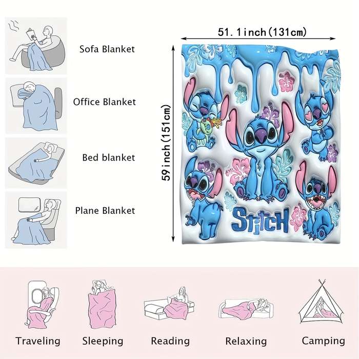 1ps Blanket Size 149.99X200.0Cm