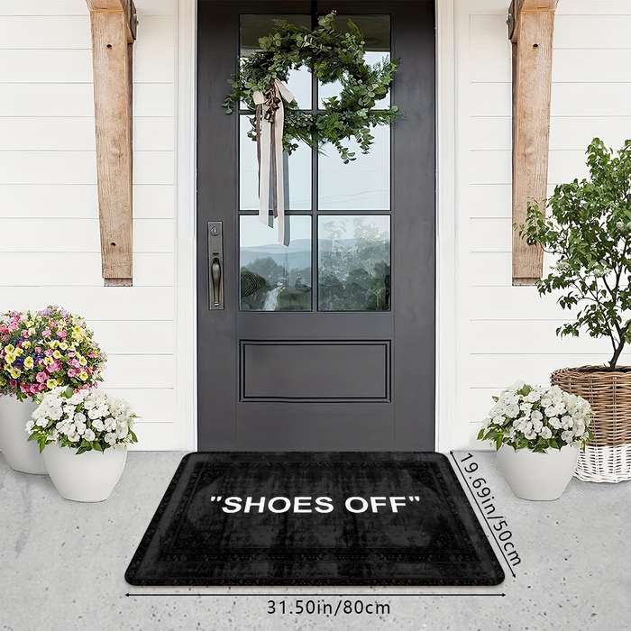 1Pc Back 19.69x31.50inch 50x80cm Floor Mat