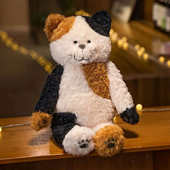 Soft And Fluffy Kitten Stuffed Animal Black