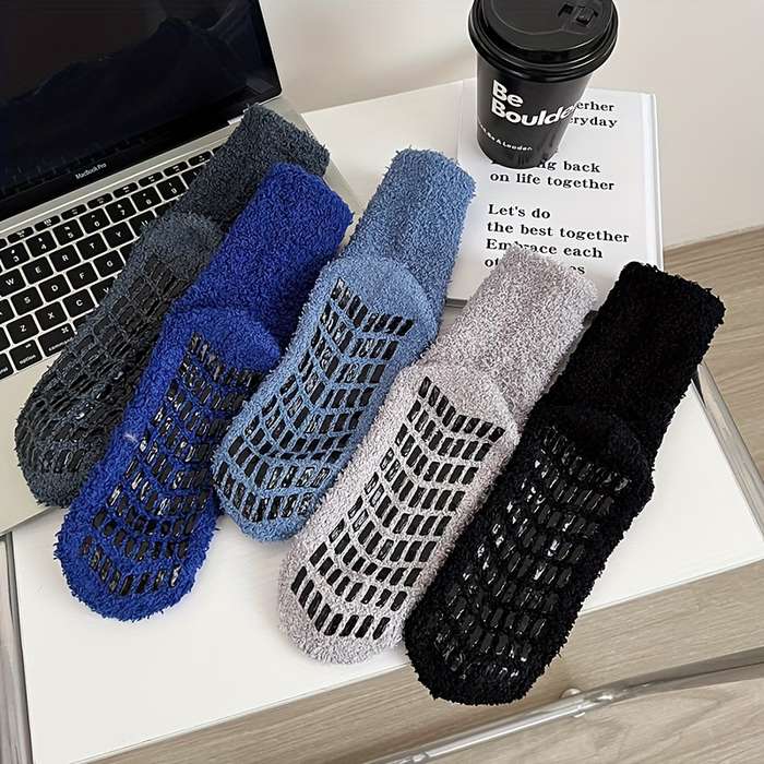 5 Pairs Mixed Color One Size High Elastic Socks