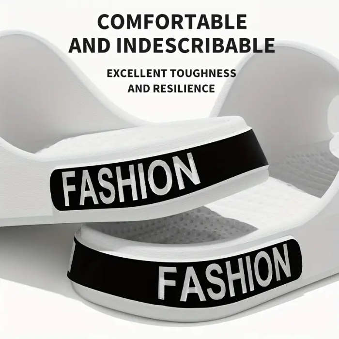 A Pair Of Unisex Stylish Sports Slippers In A-Brown 7.5-8