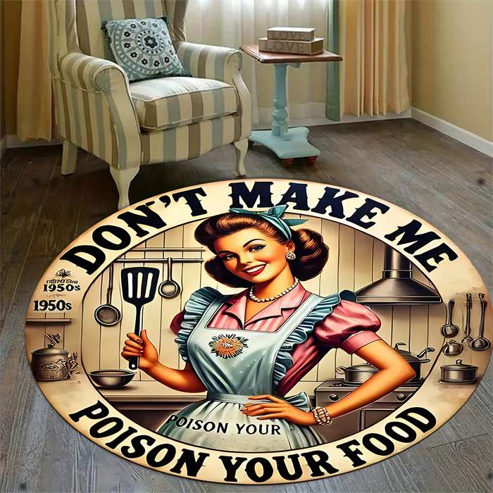 1Pc Round 47x47inch 120x120cm Floor Mat