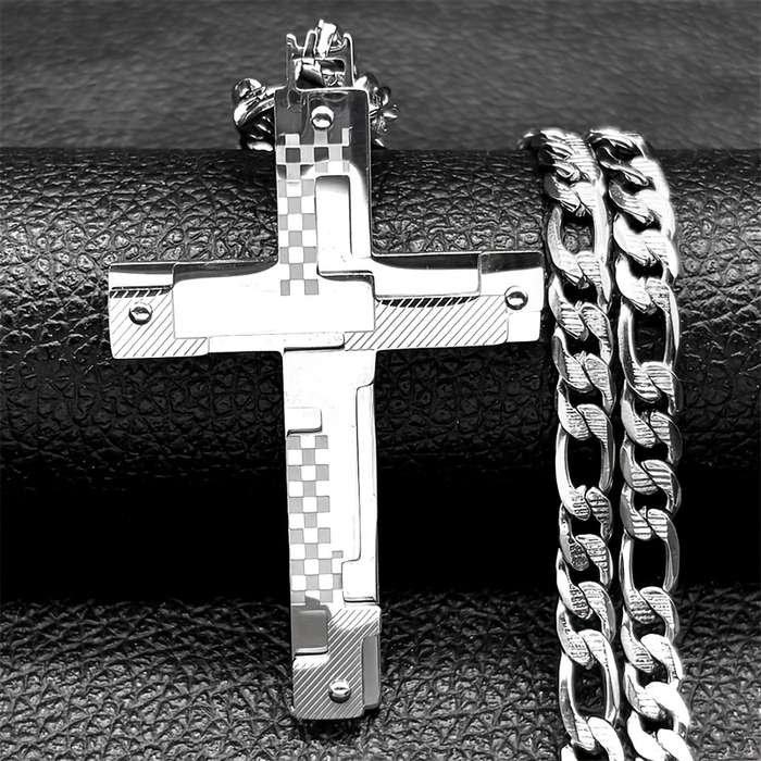 1 Piece Silvery Jesus Theme Pendant