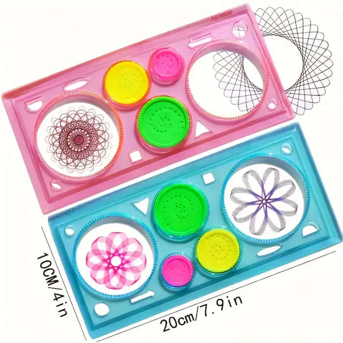 Creative Spiral Geometry Ruler