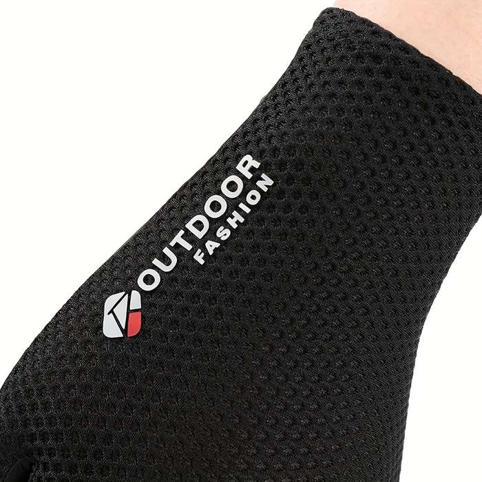 1 Pair Blue One Size Outdoor Sports Gloves