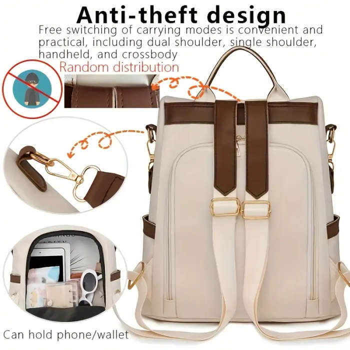 Anti-Theft Design Men's And Women's Backpacks