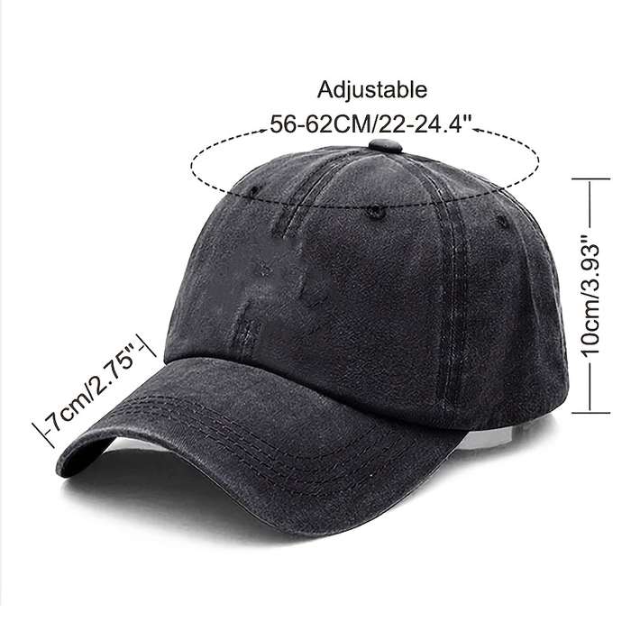 1pc Women'S Cartoon Goose Print Cotton Baseball Cap Adjustable Fit Breathable Sports Hat Han