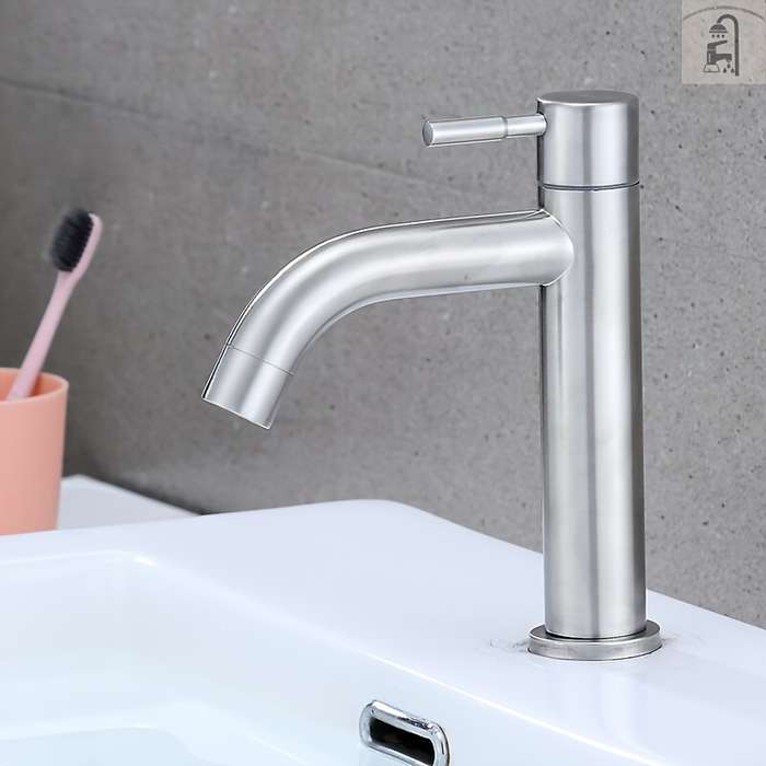 1PC 304 Single Cold Face Basin Faucet