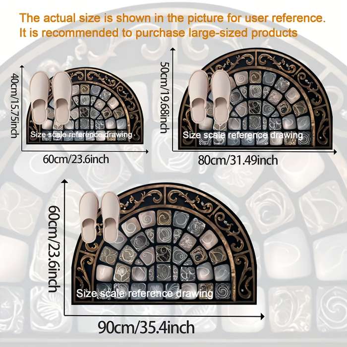 1Pc 40x60cm 15.7x23.6inch Floor Mat