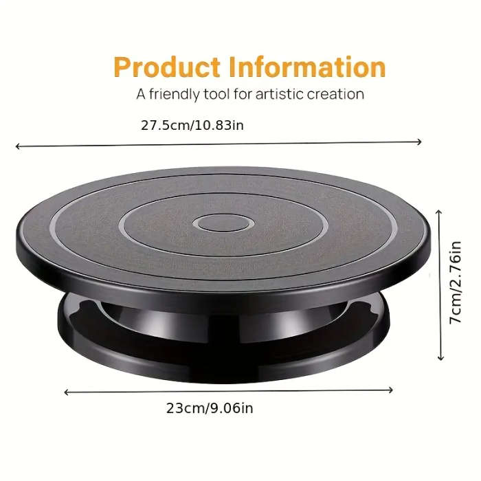 1 Black Cake Turntable