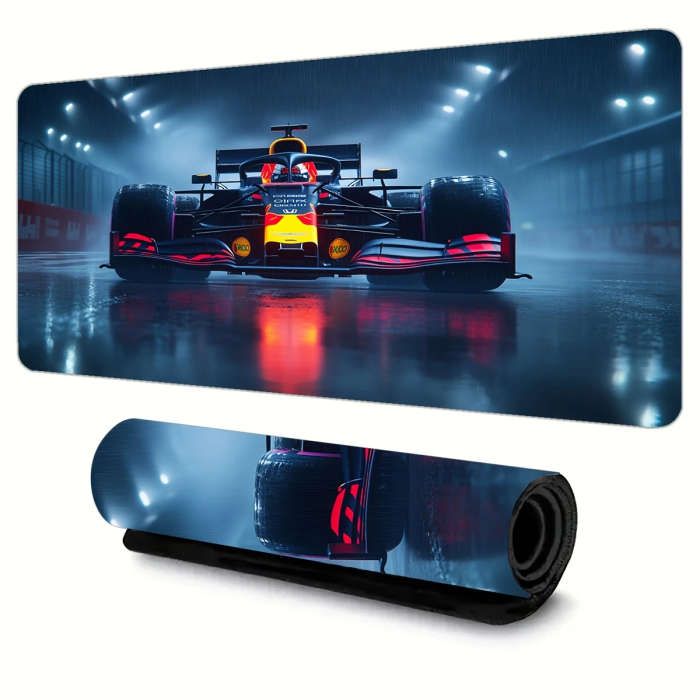 1pc 40x90cm F1 Racing Car Mouse Pad Durable Odorless Rubber Desk Accessory
