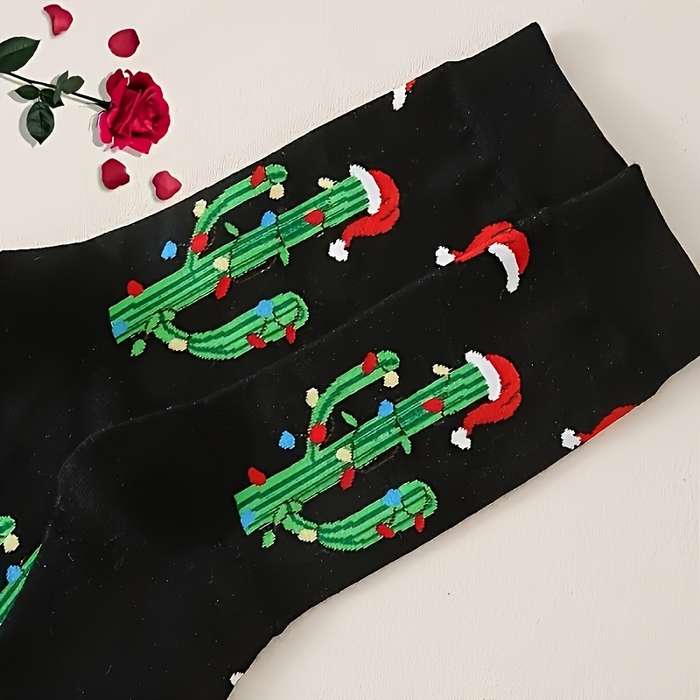 1 Pair Mixed Color One Size Socks