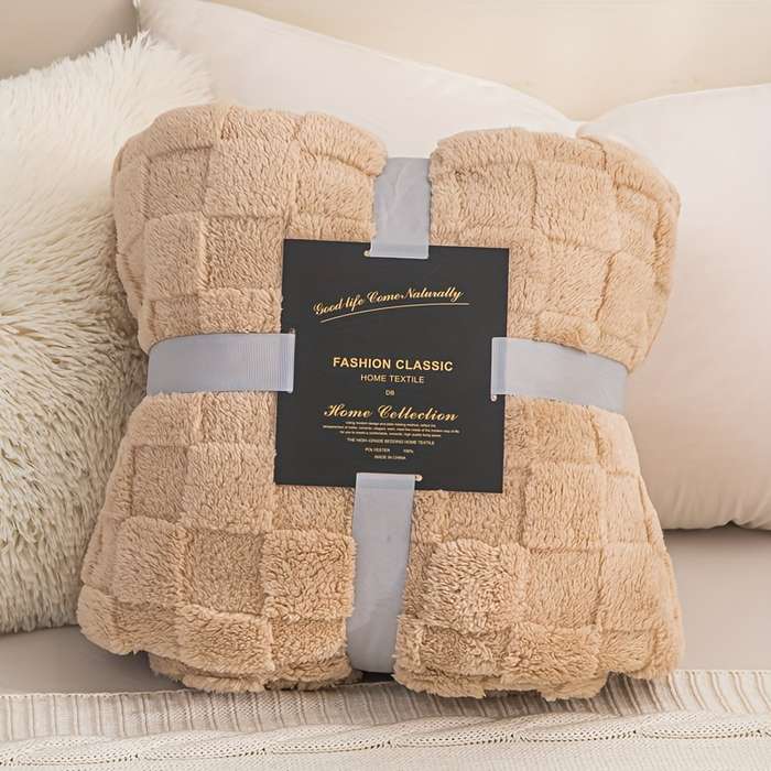 1ps Blanket Color Coffee Color size 150x200cm
