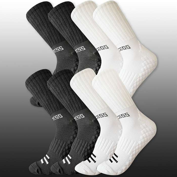 1Pairs Sock Black Eight Pairs  One Size