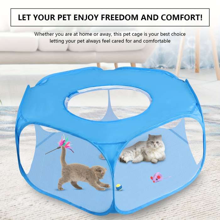 1pc Black (50cm*35cm*40cm) Pet Cage