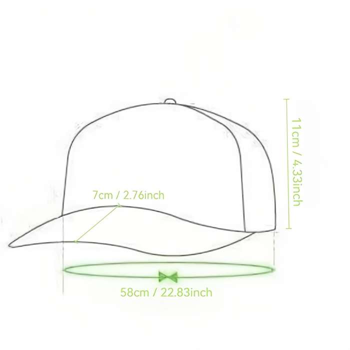 1pc Munchies Graphic Snapback Baseball Cap for Adults Lightweight Stretch Fit 100% Polyester Hip-
