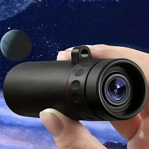 1pc Mini High-Definition Monocular Telescope Portable 10X Magnification 25mm Objective Lens Manual F