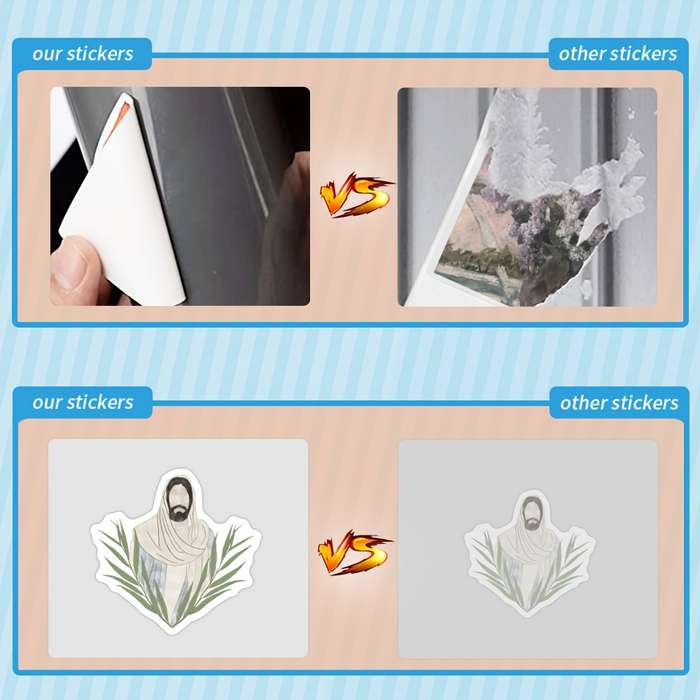 60pcs Jesus Christian Stickers Jesus Christian Themed Stickers