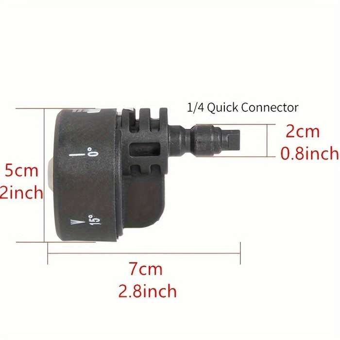1Pc 6In1 Multifunctional Nozzle High Pressure Nozzle