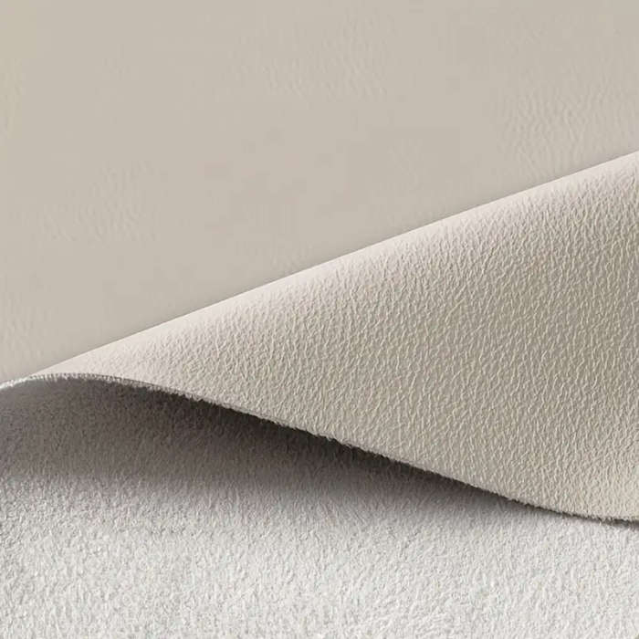 1 Piece Of Faux Leather Beige