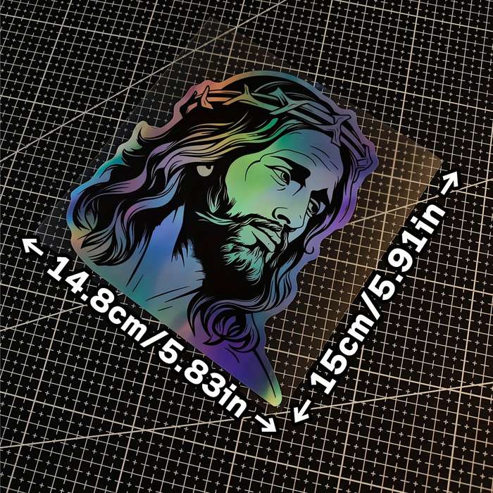 1pc Jesus Christian Themed Stickers