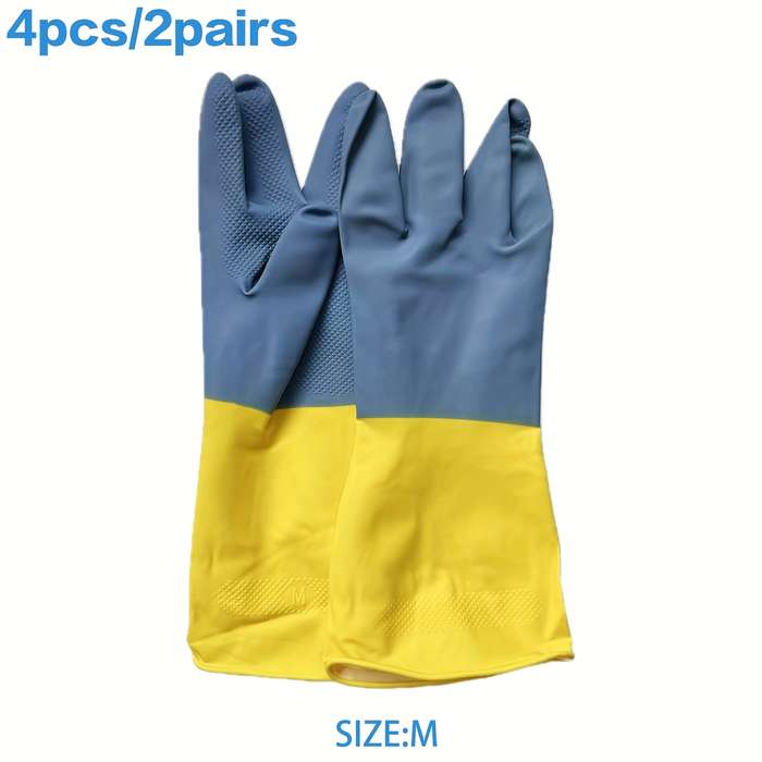 2 Piars Size L Household Cleaning Gloves