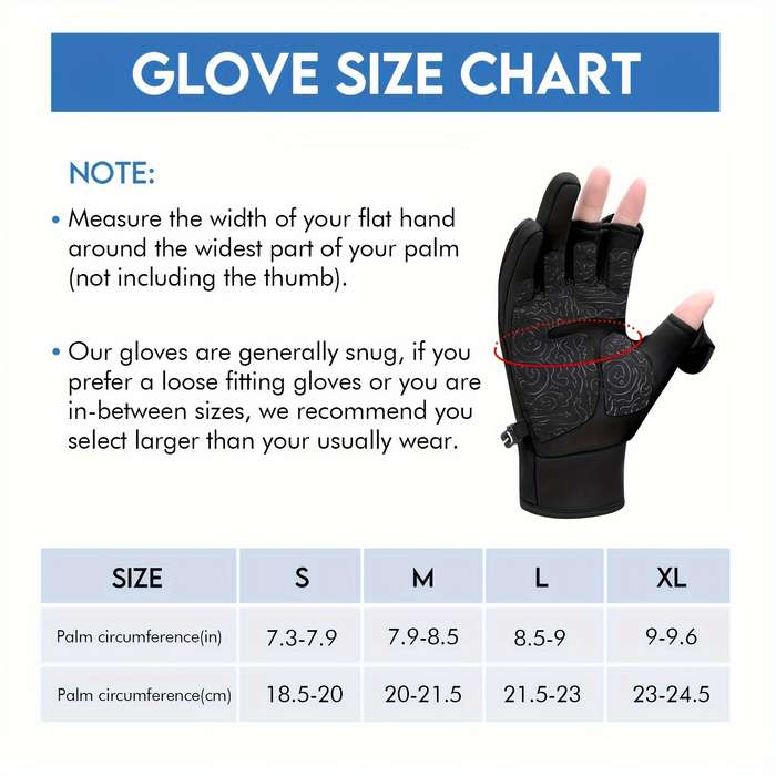 1 Pair Gray Size M Warm Gloves