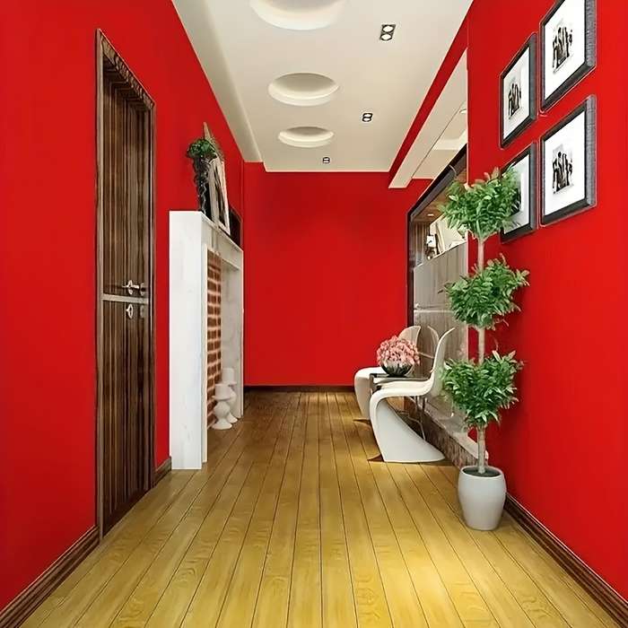 1PC Wall Stickers Red 196.85inX23.62in 500cmX60cm