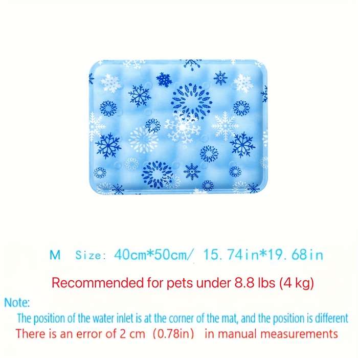 1piece Snowflake Cooling Pad