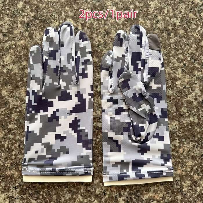 1 Pair Blue One Size Multi Purpose Work Gloves