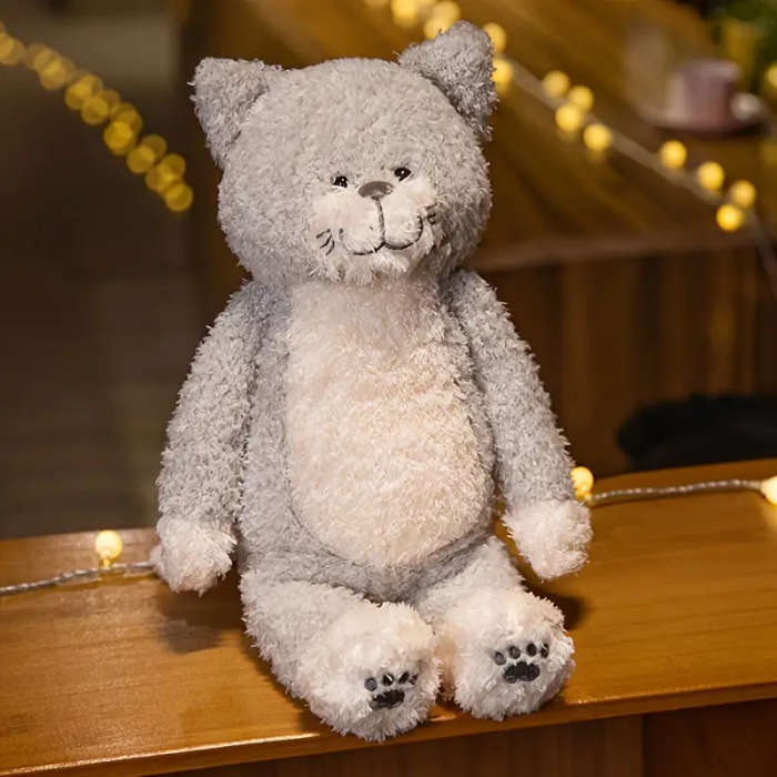 Soft And Fluffy Kitten Stuffed Animal Black