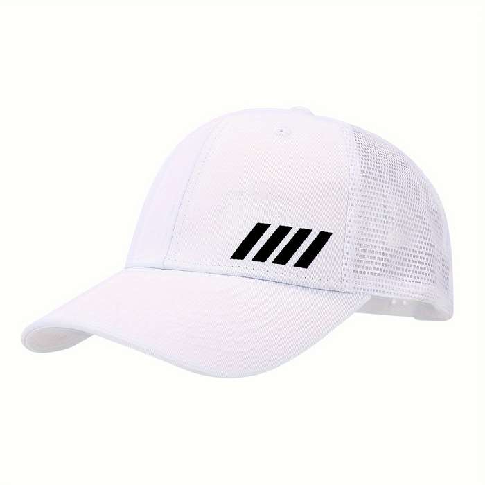 1pc Breathable Mesh Baseball Cap Adjustable Lightweight Sun Hat for Outdoor Sports Hiking for