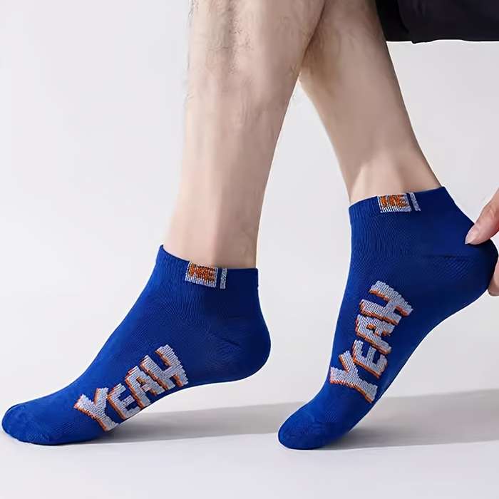 5 Pairs Of Random Colors One Size High Elastic Socks