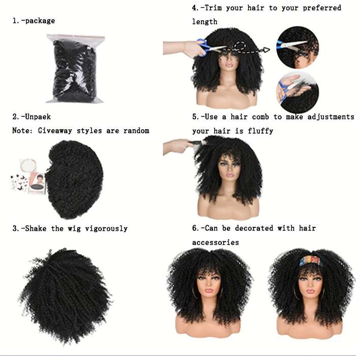1Pc Rust 40.64cm Fashion Design Wig