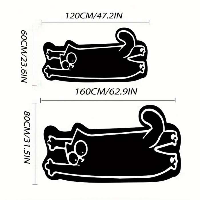 1Pc 60x120cm 23.6x47.2inch Floor Mat