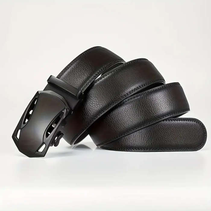 2 Men's Automatic Buckle Belts 130cm